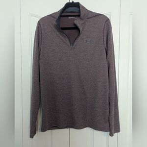 Under Armour Burgundy Quarter-Zip Top